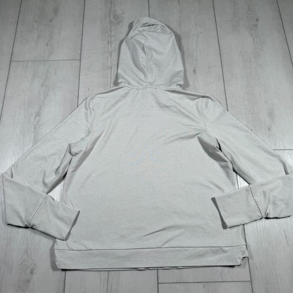 Vuori Halo Essential Performance Hoodie Heathered Gray Womens Small Yoga Workout - Picture 3 of 11